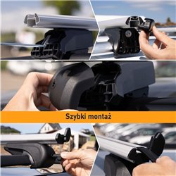 Bagażnik dachowy do Honda HR-V III 2021- | Srebr