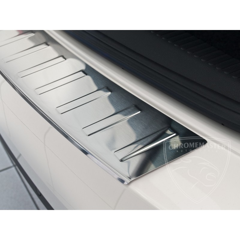 Profiled Rear bumper trim steel Skoda Octavia III 5E 2013-2016 Combi