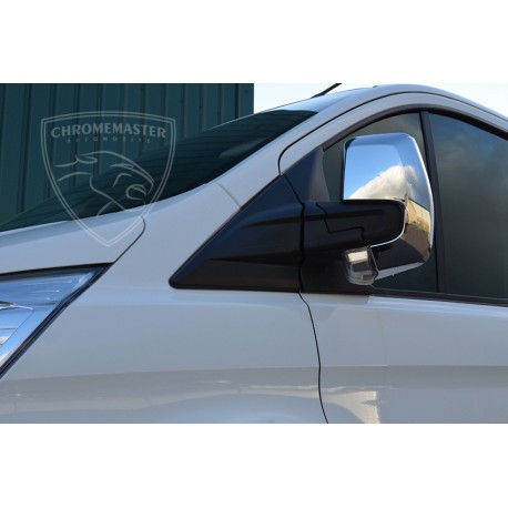 Mirror Covers for Ford Transit Custom V362 2012-2023 Chrome ABS