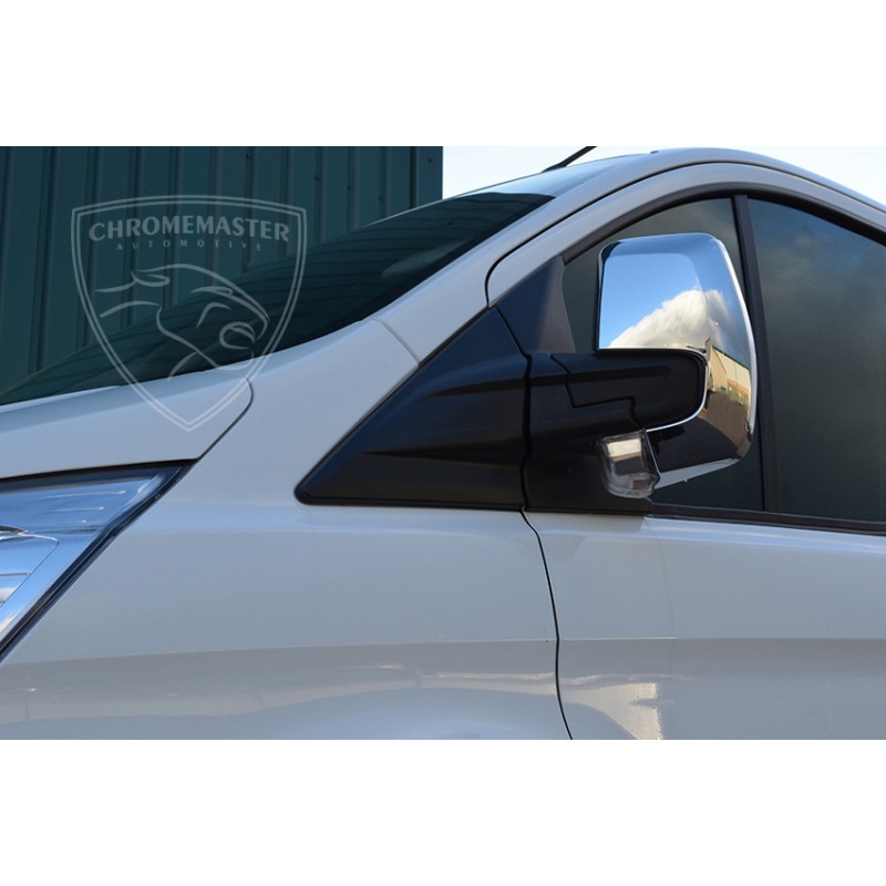 Mirror Covers for Ford Transit Custom V362 2012-2023 Chrome ABS