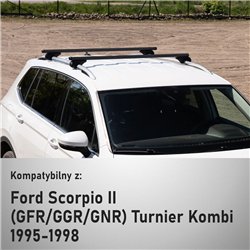 Bagażnik dachowy do Ford Scorpio Turnier Kombi II 1995-1998