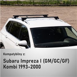 Bagażnik dachowy do Subaru Impreza Kombi 1993-2000 | Boldbar Alp