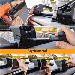 Roof rack for BMW 2 Series Active Tourer (F45) 2014-2021 | Elegance V2 Blac