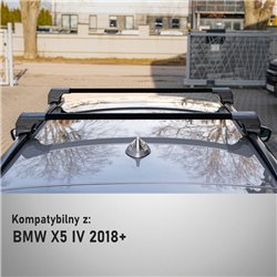 Bagażnik dachowy do BMW X5 (G05) 2018- | Elegance V2 Aluminium
