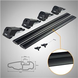 Roof rack for Ford Focus Turnier Station Wagon IV (C519 | DEH) 2018- Elegan
