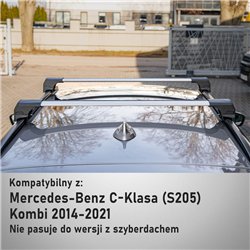 Bagażnik dachowy do Mercedes C-Klasa Kombi (S205) 2014-2021 | S