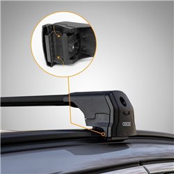 Bagażnik dachowy do Opel Mokka A PRE-FL 2012-2016 | Czarn