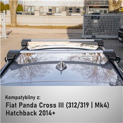 Bagażnik dachowy do Fiat Panda Cross Hatchback III 2014- El