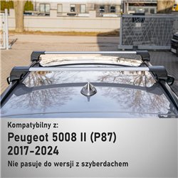 Bagażnik dachowy do Peugeot 5008 II 2017-2024 | Elegance V2 A