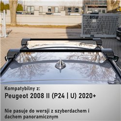 Bagażnik dachowy do Peugeot 2008 II 2020- Elegance V2 Lite
