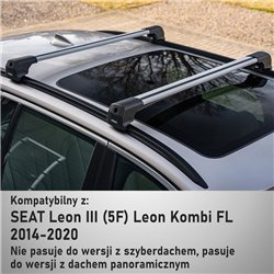 Roof rack for SEAT Leon ST Station Wagon III (5F) 2013-2020 | Elegance V2 S