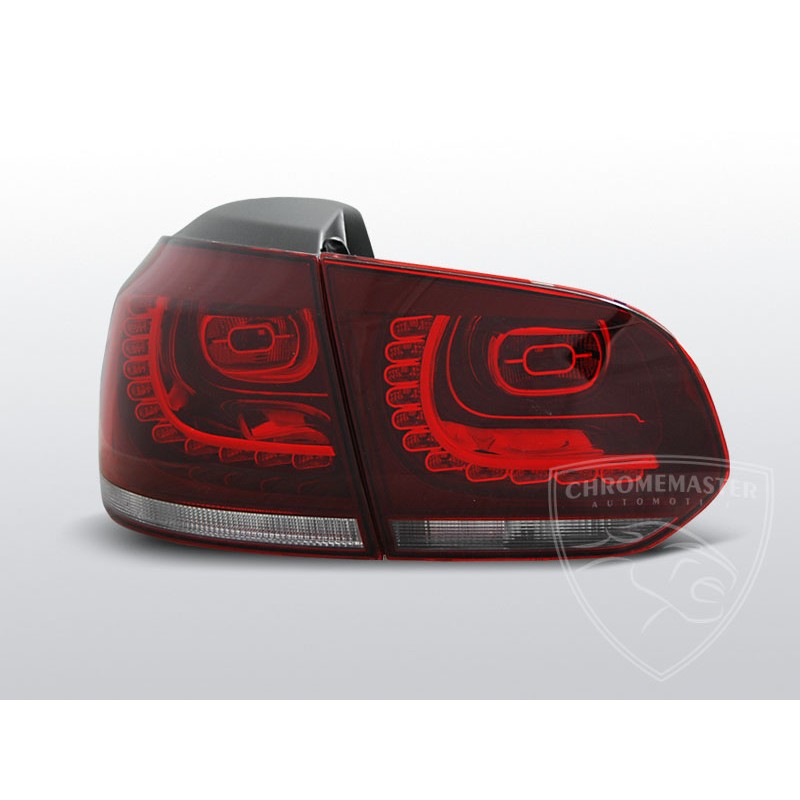 Lampy tylne Red White Led Volkswagen Golf 6