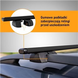 Roof rack for Toyota Land Cruiser Prado III (J120) 2003-2009 | Solidbar BLT