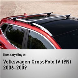 Roof rack for Volkswagen VW CrossPolo Hatchback IV (9N) 2006-2009 | Solidba