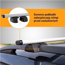 Roof rack for Audi A4 Avant Station Wagon III (B7 | 8E5) 2004-2008 Solidbar