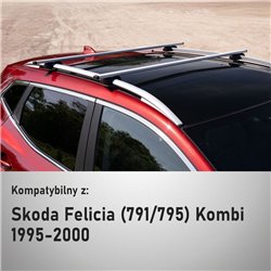 Bagażnik dachowy do Skoda Felicia Kombi I 1995-2000 | Solidbar BL