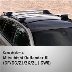 Bagażnik dachowy do Mitsubishi Outlander III 2012-20