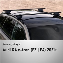 Roof rack for Audi Q4 e-tron I (FZ | F4) 2021- Solidbar Beta V2 Lite Black