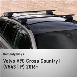 Roof rack for Volvo V90 Station Wagon II (V543 | P) Cross Country 2016- Sol