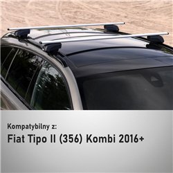 Roof rack for Fiat Tipo Station Wagon II (356) 2016- | Solidbar Beta V2 Lit