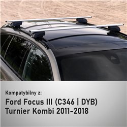 Roof rack for Ford Focus Turnier Station Wagon III (C346 | DYB) 2011-2018 S