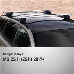 Bagażnik dachowy do MG ZS II 2017- | Solidbar Beta V2 Lite S