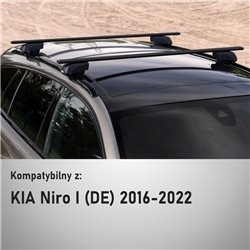Bagażnik dachowy do KIA Niro 2016-2022 | Solidbar Beta V2 Lite