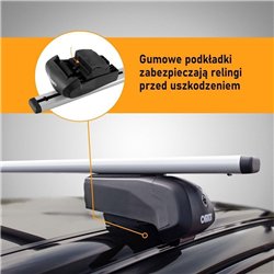 Bagażnik dachowy Opel Mokka X A FL 2016-2019 Solidbar Beta V2 Li