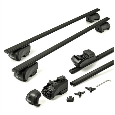 Roof rack for Acura MDX IV (YD8/9/YE1) 2021- | Solidbar Beta V2 Lite Black