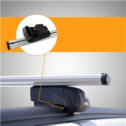 Roof rack for KIA Sportage V (NQ5) 2022- | Boldbar Beta V2 Silver Aluminum