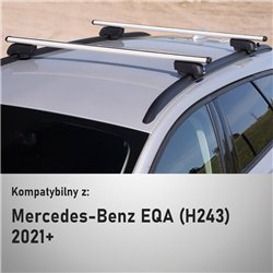 Bagażnik dachowy do Mercedes EQA (H243) 2021- | Alu