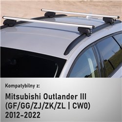 Roof rack for Mitsubishi Outlander III (GF/GG/ZJ/ZK/ZL | CW0) 2012-2022 Bol