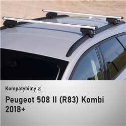 Bagażnik dachowy do Peugeot 508 SW Kombi II 2019- Boldbar Beta V2