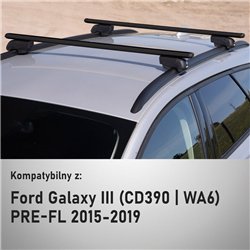 Roof rack for Ford Galaxy III (CD390 | WA6) PRE-FL 2015-2019 Boldbar Beta V