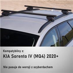 Bagażnik dachowy do KIA Sorento IV 2020- | Boldbar Beta V2 Alu