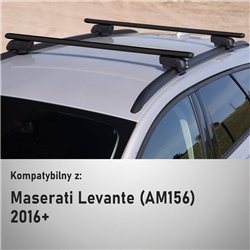 Roof rack for Maserati Levante I (AM156) 2016- | Boldbar Beta V2 Black Alum