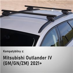 Roof rack for Mitsubishi Outlander IV (GM/GN/ZM) 2021- | Boldbar Beta V2 Bl