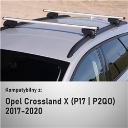 Roof rack for Opel Crossland X I (P17 | P2QO) PRE-FL 2017-2020 Boldbar Beta