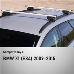 Bagażnik dachowy do BMW X1 (E84) 2009-2015 | Alumin