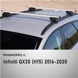 Bagażnik dachowy do Infiniti QX30 2016-2020 | Boldbar Beta V2