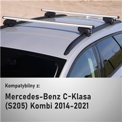 Roof rack for Mercedes C-Class Station Wagon (S205) 2014-2021 | Boldbar Bet