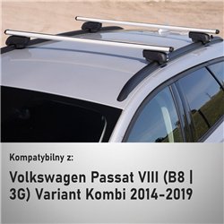 Bagażnik dachowy do Volkswagen VW Passat Variant Kombi VIII PRE-F