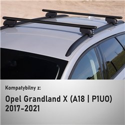 Roof rack for Opel Grandland X I (A18 | P1UO) PRE-FL 2017-2021 Boldbar Beta