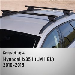 Bagażnik dachowy do Hyundai ix35 I 2010-2018 Boldbar Beta V2 Czar