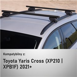 Roof rack for Toyota Yaris Cross I (XP210 | XPB1F) 2021- Boldbar Beta V2 Bl