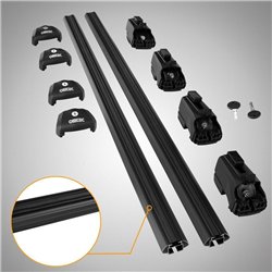 Roof rack for Genesis GV80 II (RG3) 2021- | Boldbar Beta V2 Black Aluminum