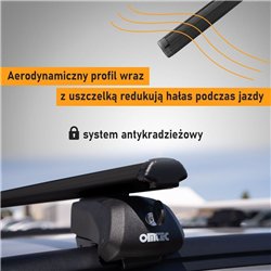 Bagażnik dachowy do Toyota Proace City I 2020- | Czarn