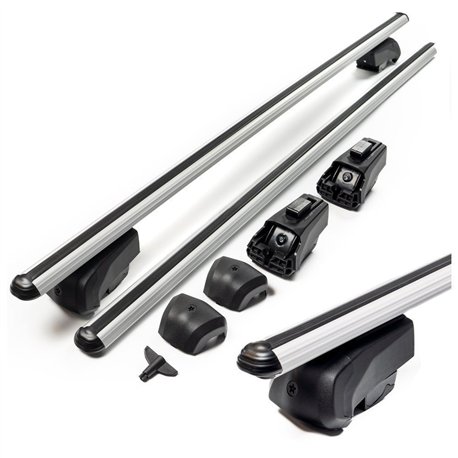 Roof rack for DS 7 I (J) FL 2022- | Boldbar Beta V2 Lite Silver Aluminum