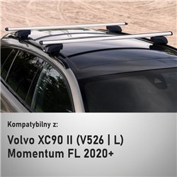 Roof rack for Volvo XC90 II (V526 | L) Momentum FL 2019-2021 Boldbar Beta V