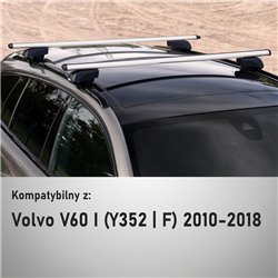 Bagażnik dachowy do Volvo V60 Kombi I 2010-2018 Boldbar Beta V2
